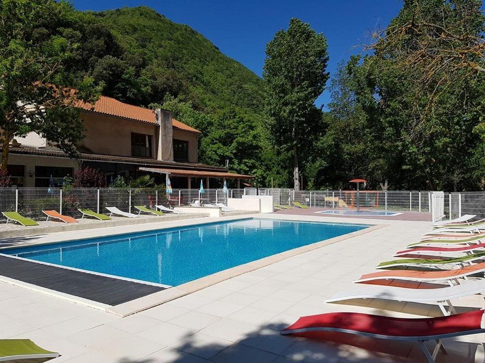 Le Moulin Du Pont D'Alies Hotel Axat Bagian luar foto